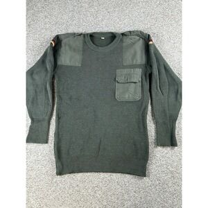 Vintage German Crew Neck Pullover Sweater Men's 52 Military Uniform ***Read***